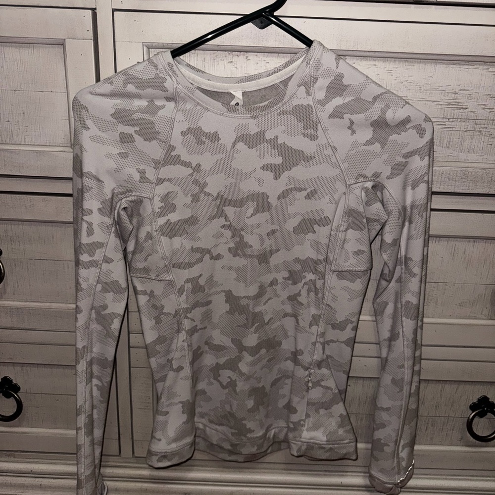 Lululemon heritage camo jacquard vapor full gray